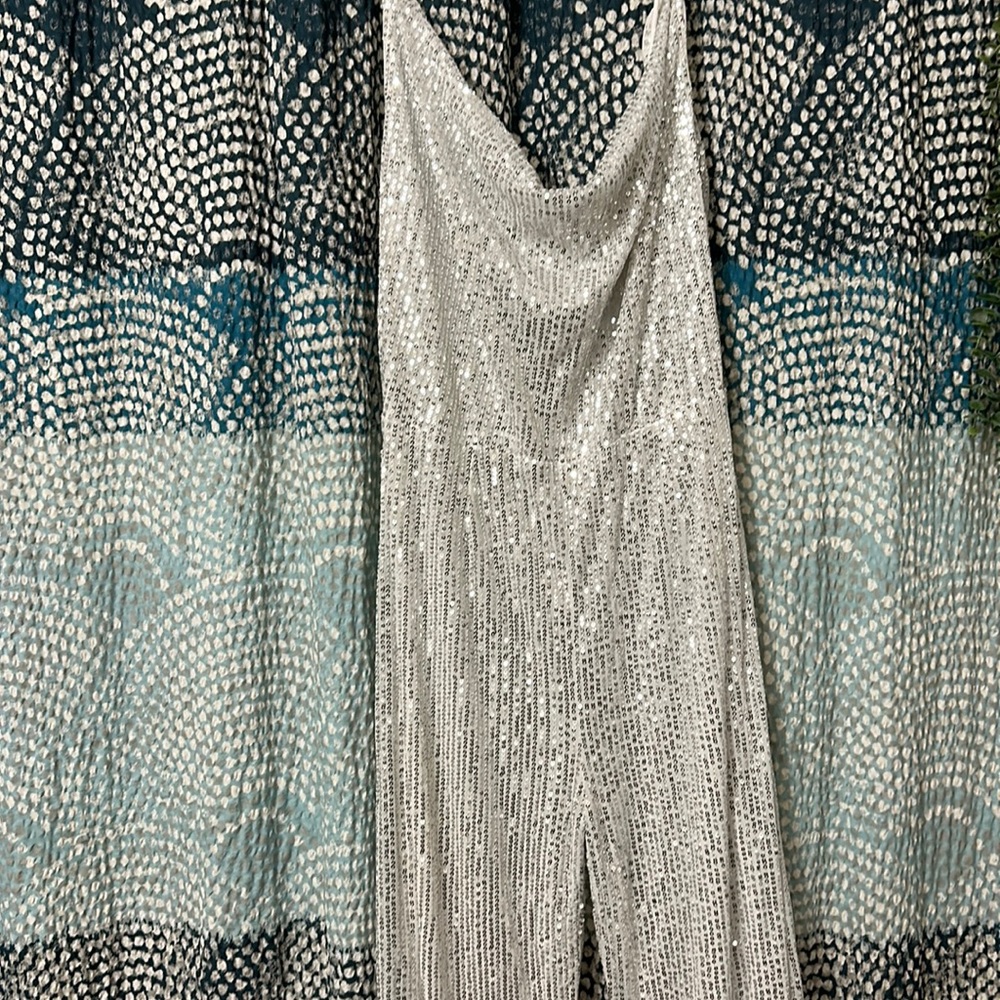 Sequin jump suit